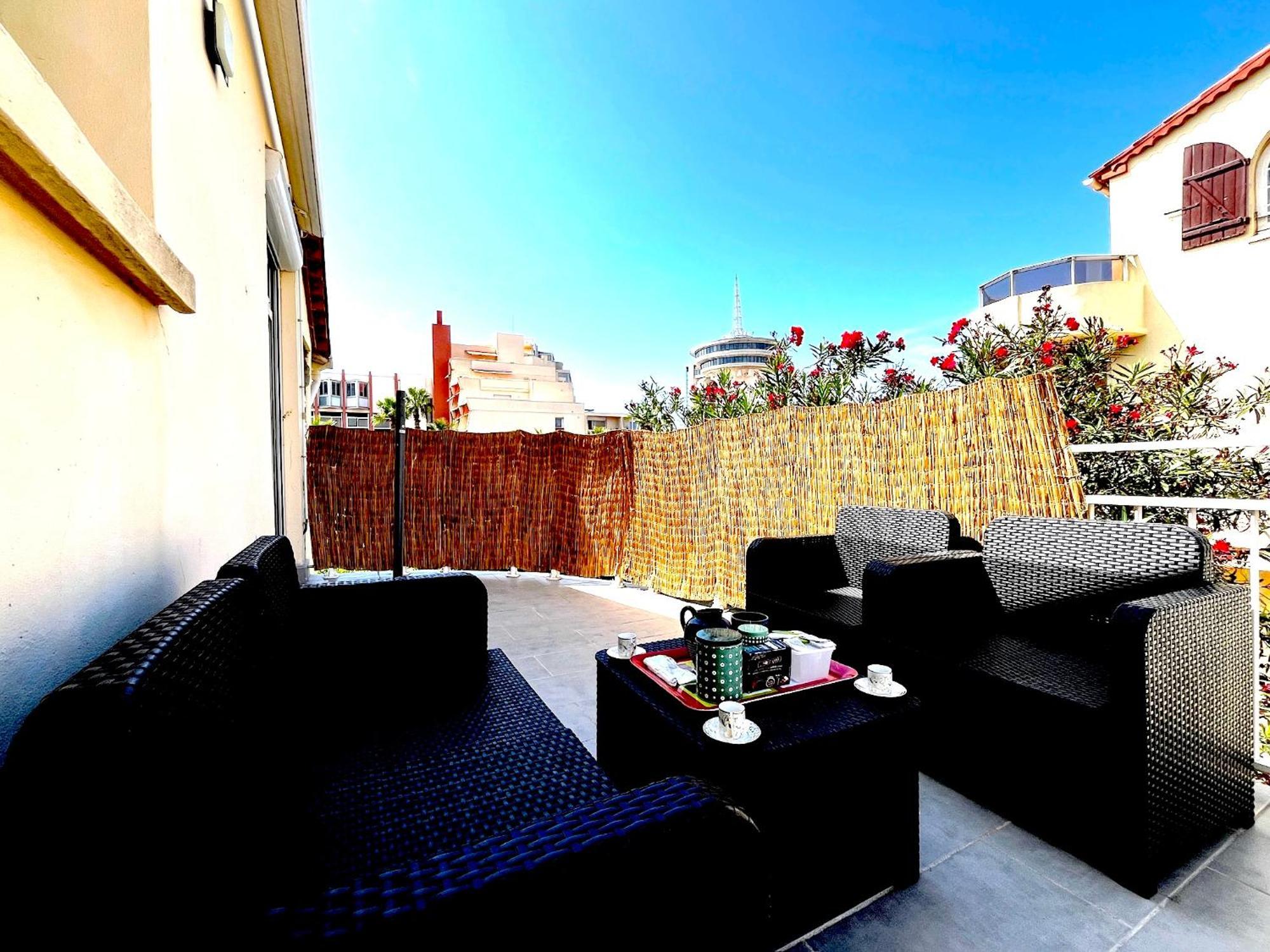 Villa Cantarela, Palavas Plage, Vue Mer Eksteriør billede